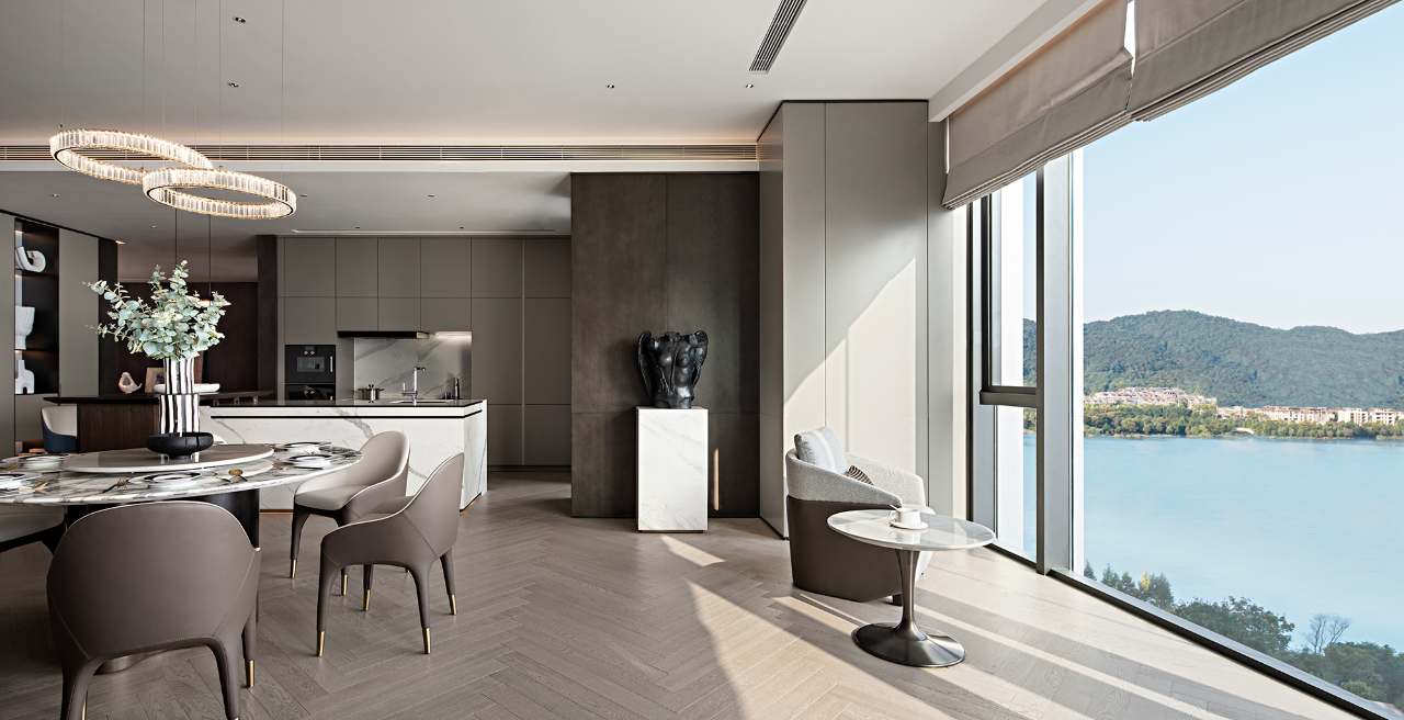 长沙450㎡大平层 | 面朝湖心,春暖花开-28