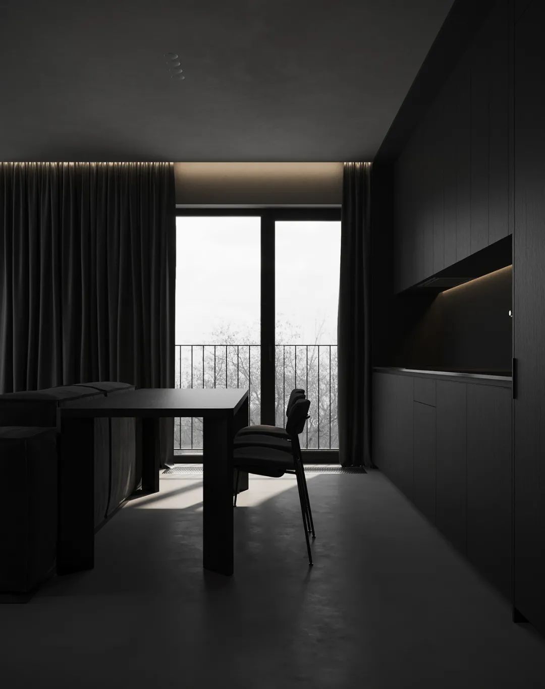 乌克兰基辅 182㎡极简风住宅丨SHOVK Architects-54