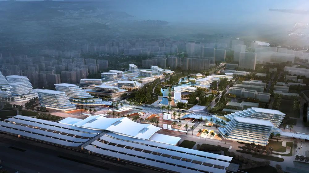 三亚火车站站前区核心区城市设计 | 立体换乘,无缝衔接-38