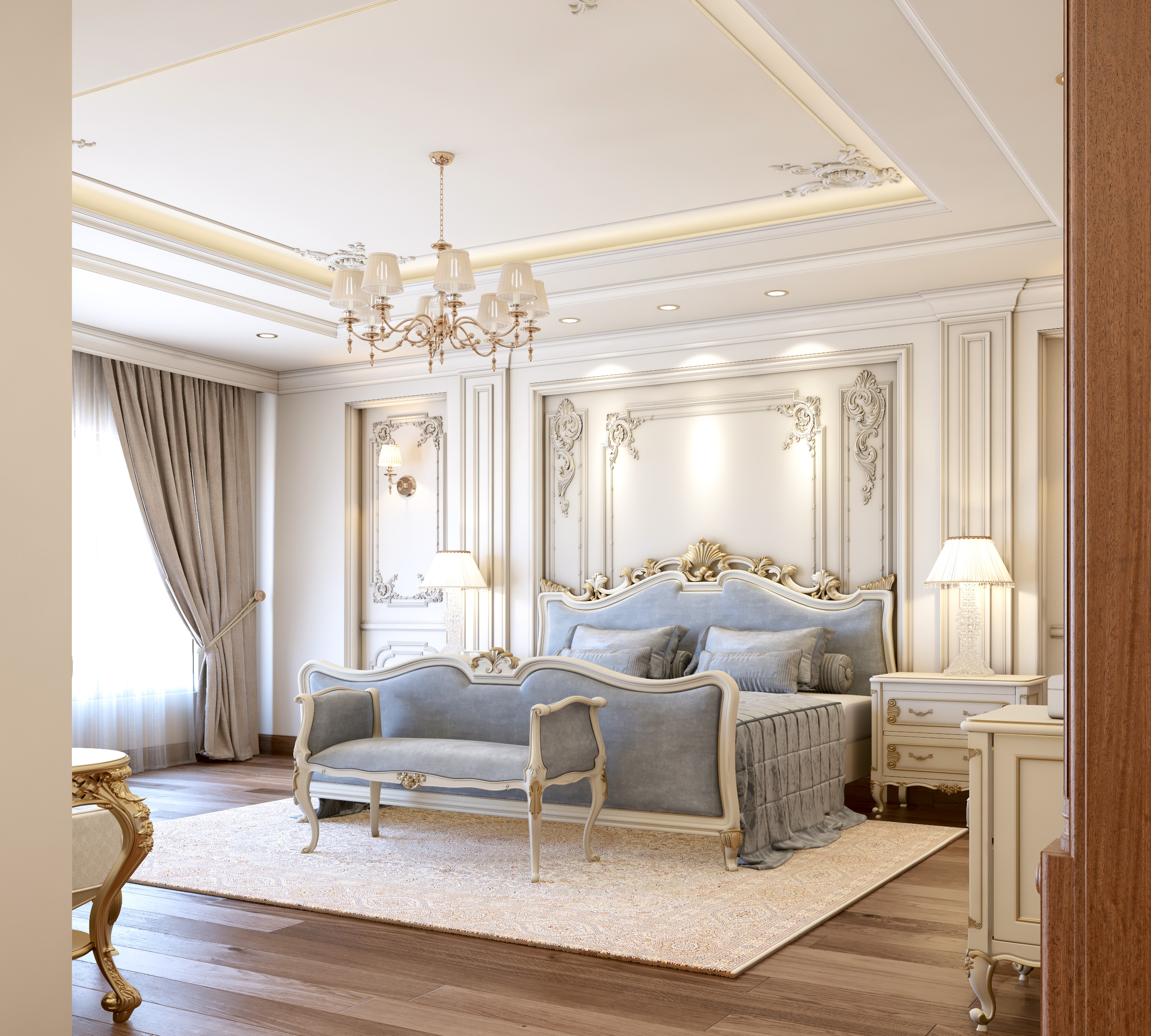 经典别墅主卧室-10