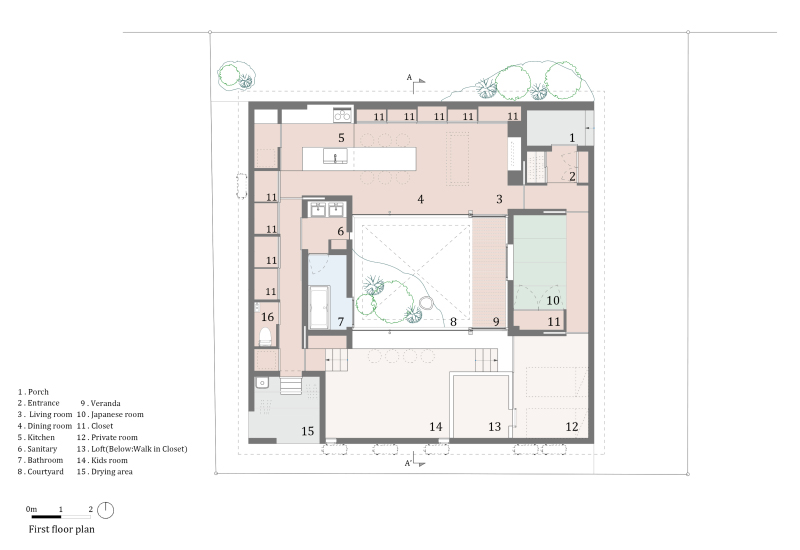 奈良省简约木制住宅 | 室内外视线互动，打造私密花园空间-26