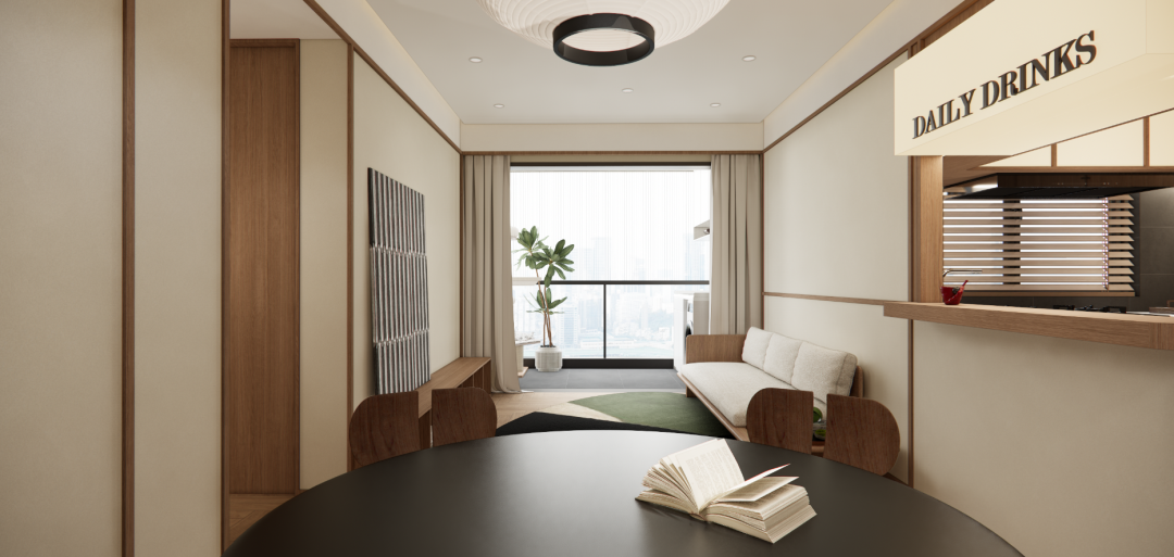 蔚蓝左岸花园现代原木风样板间丨中国深圳-14