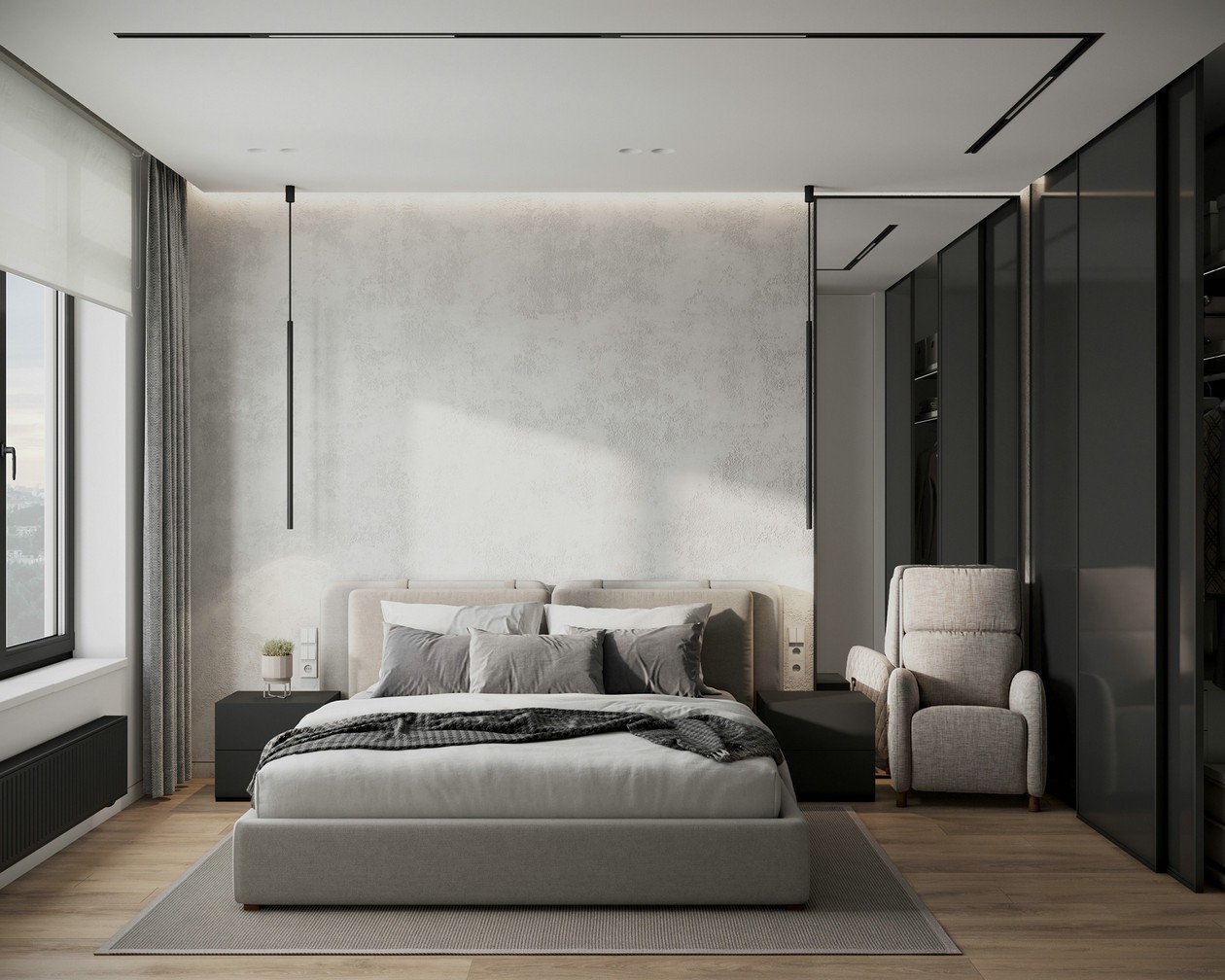灰色系公寓设计-9
