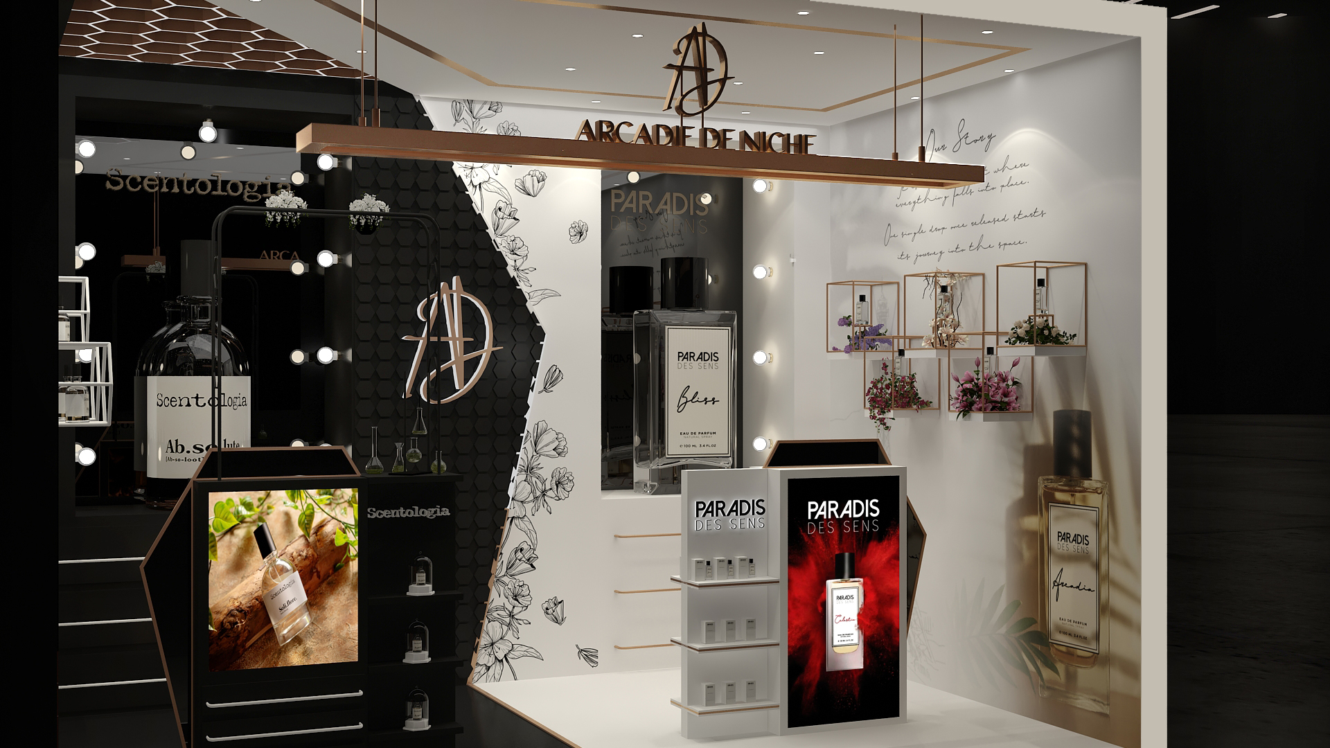 Arcadie de Niche Perfumes Stand-2