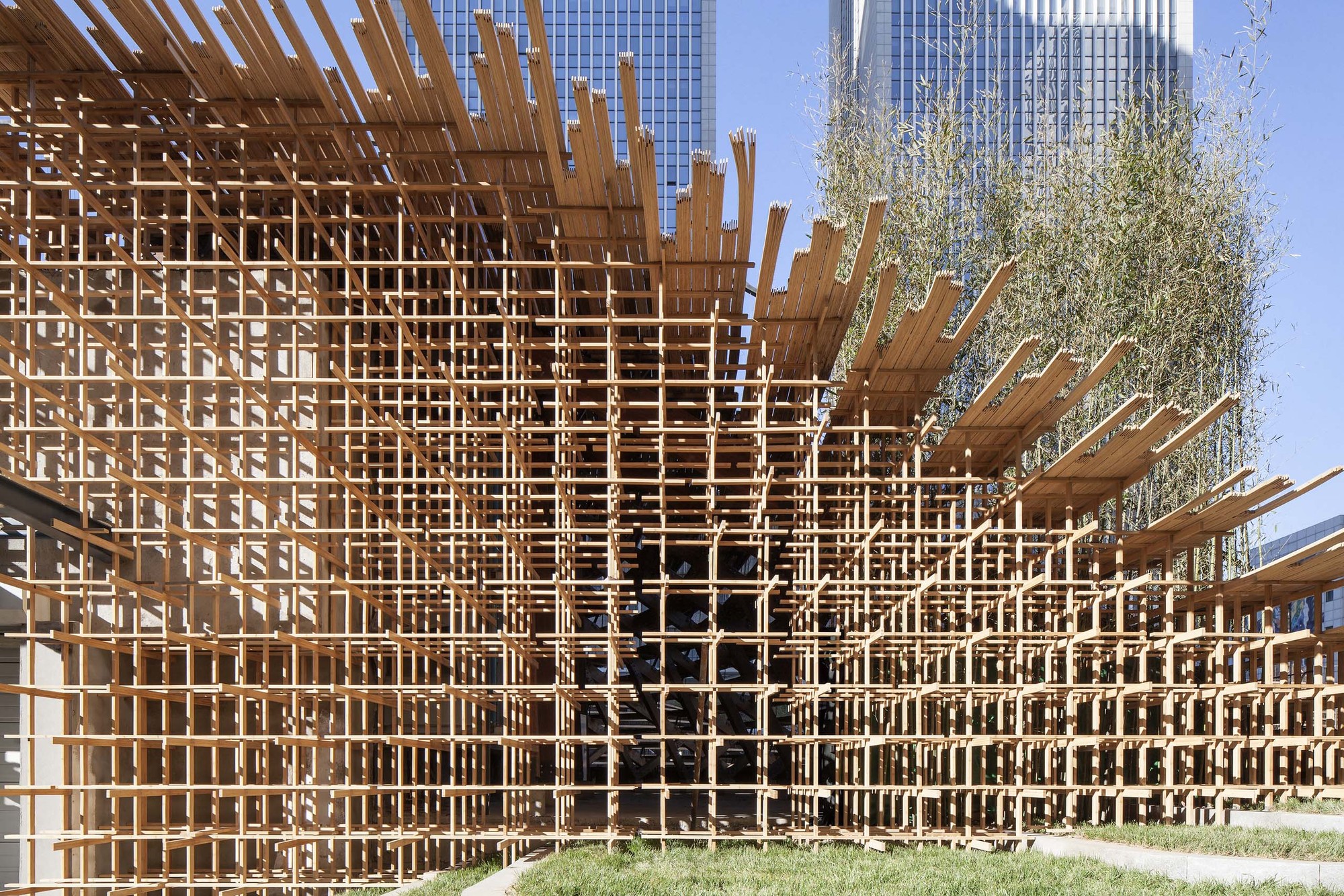 竹之山丘 · 天津智慧山山丘广场丨中国天津丨原地建筑-36