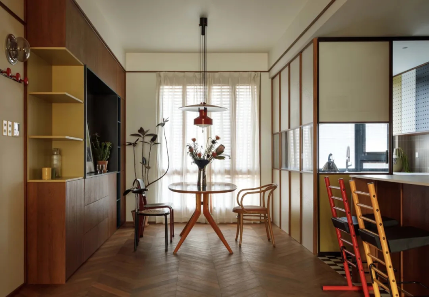 臻溪空间设计|中古加点色彩,形色兼备,丰盈有趣!丨中国上海-66