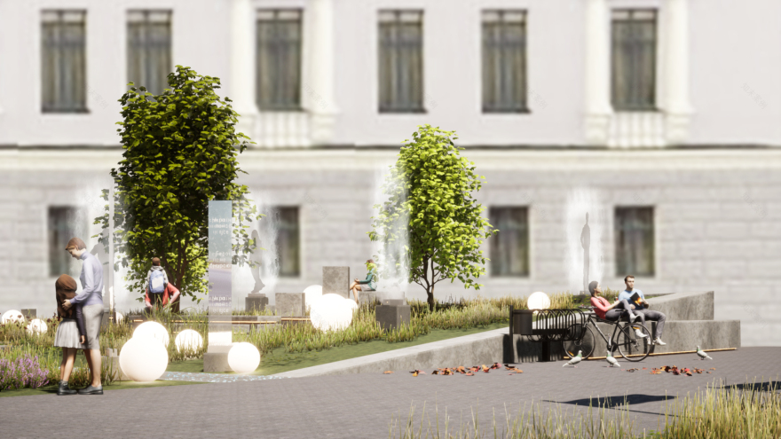 乌克兰英雄纪念公园概念设计丨Vizdome Space-28