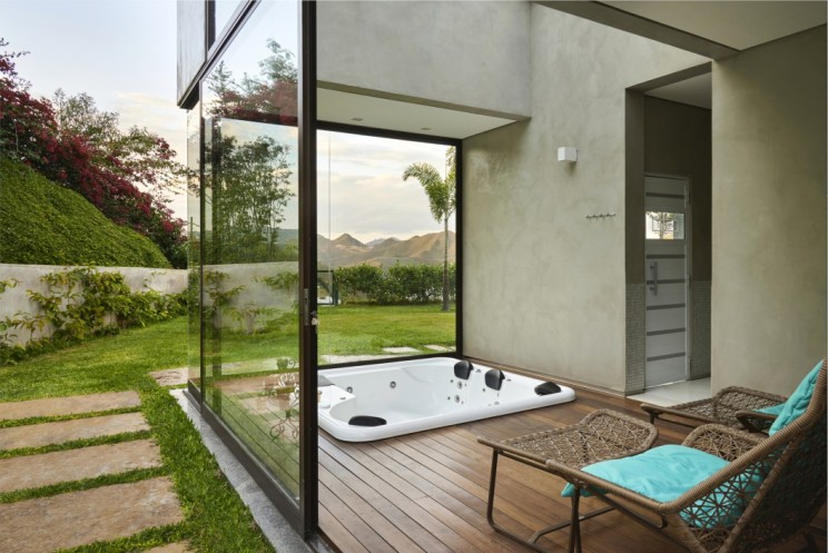 巴西别墅 Valley House丨David Guerra-25