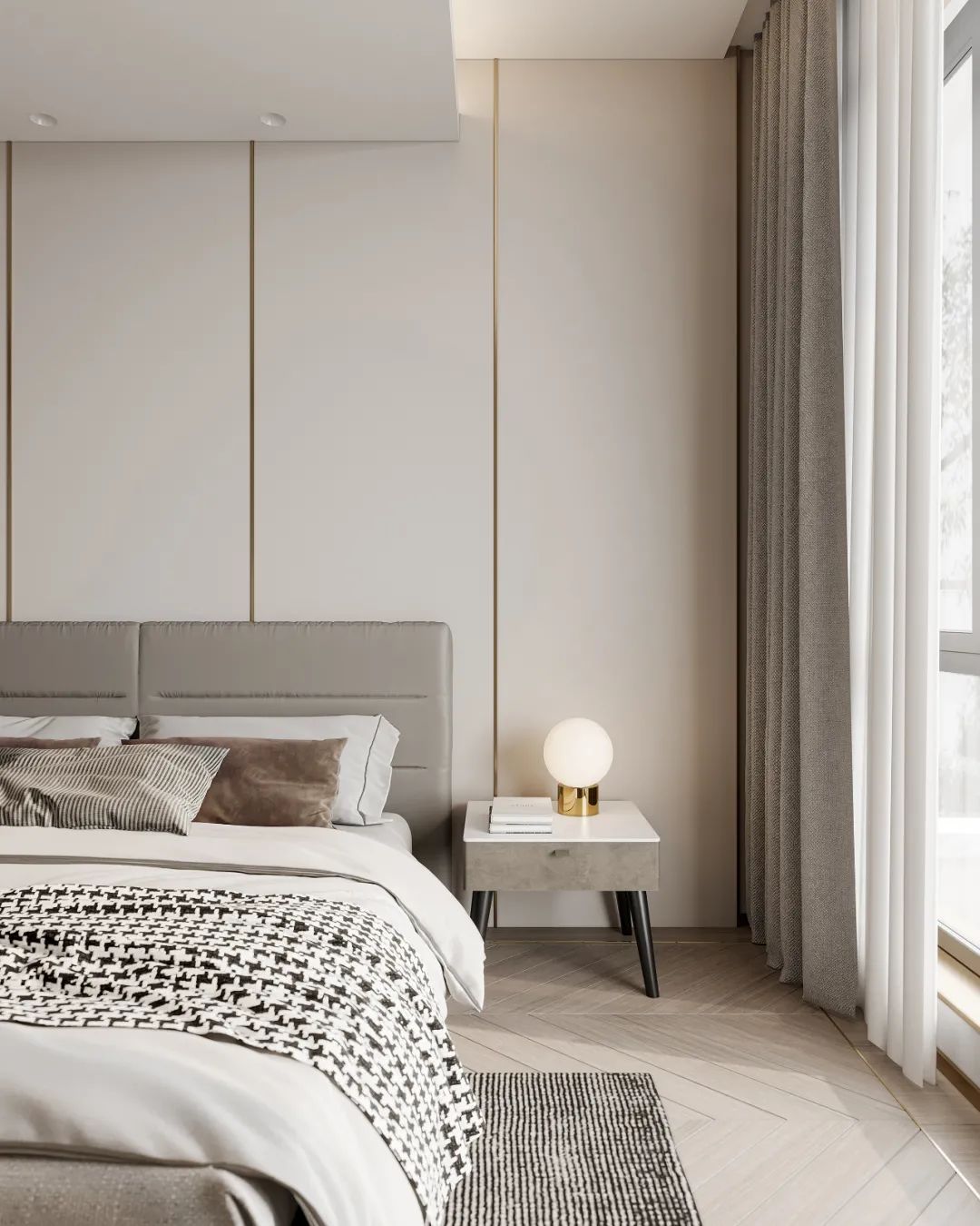 东湖苑蓝波湾别墅设计丨中国苏州丨上海陈尹周室内设计-55