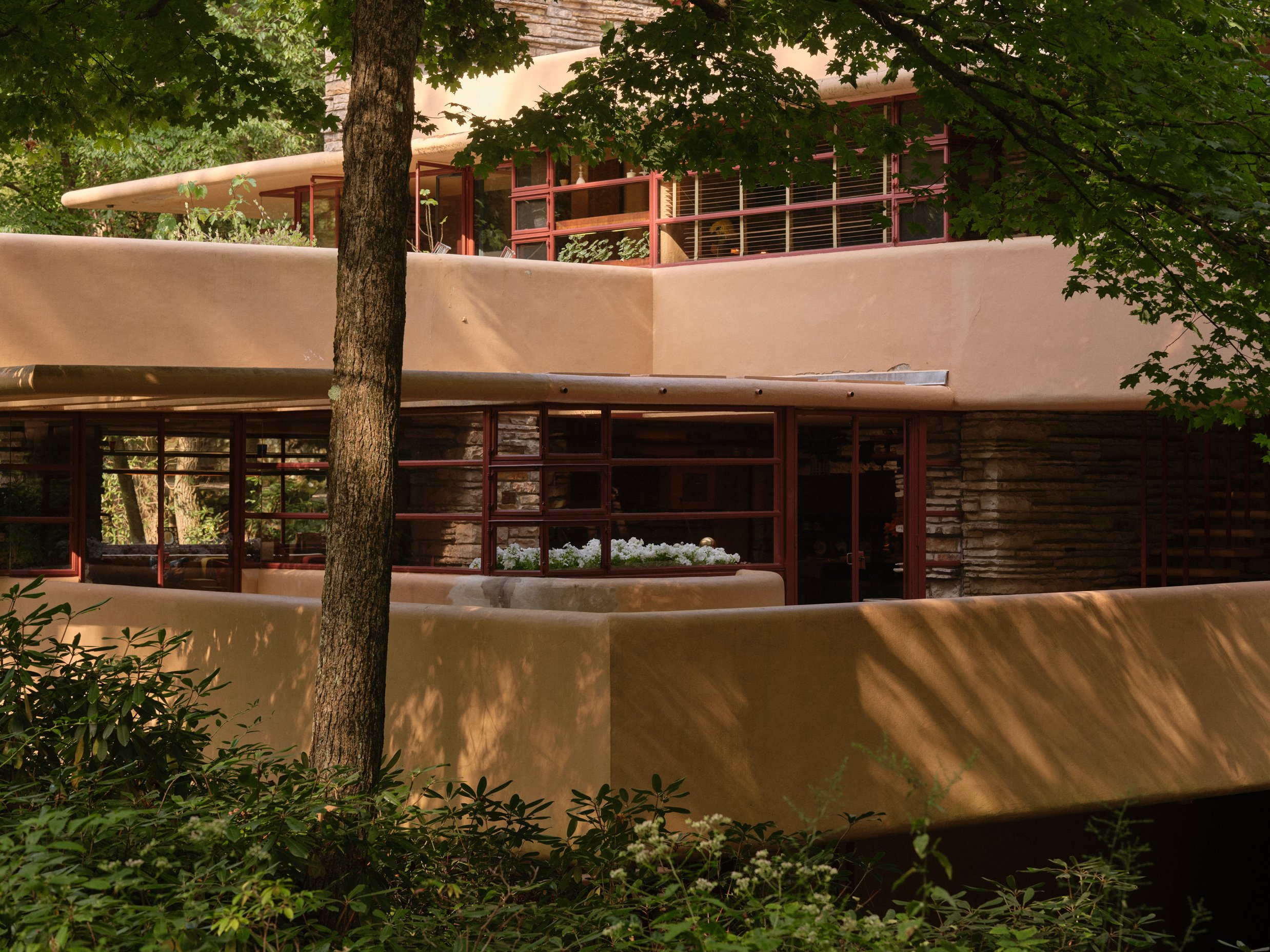 流水别墅丨美国宾夕法尼亚丨弗兰克·劳埃德·赖特-12