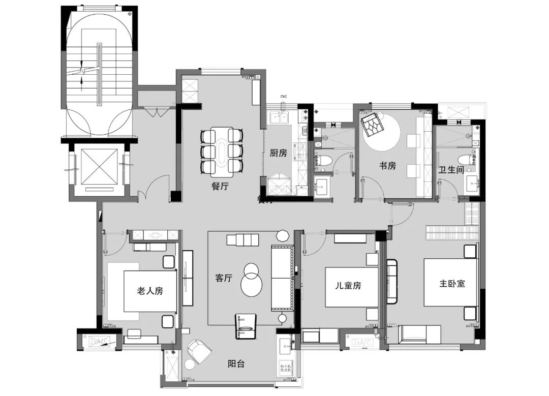 都市新贵与童真童趣 | 锦艺马鞍山林语春风样板房设计-31