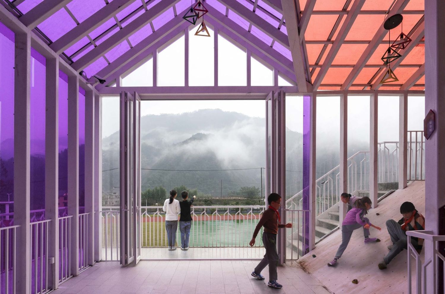 重建福建富文小学丨中国丨中国景观设计研究院,艺术与建筑学院,Wangwei studio-4