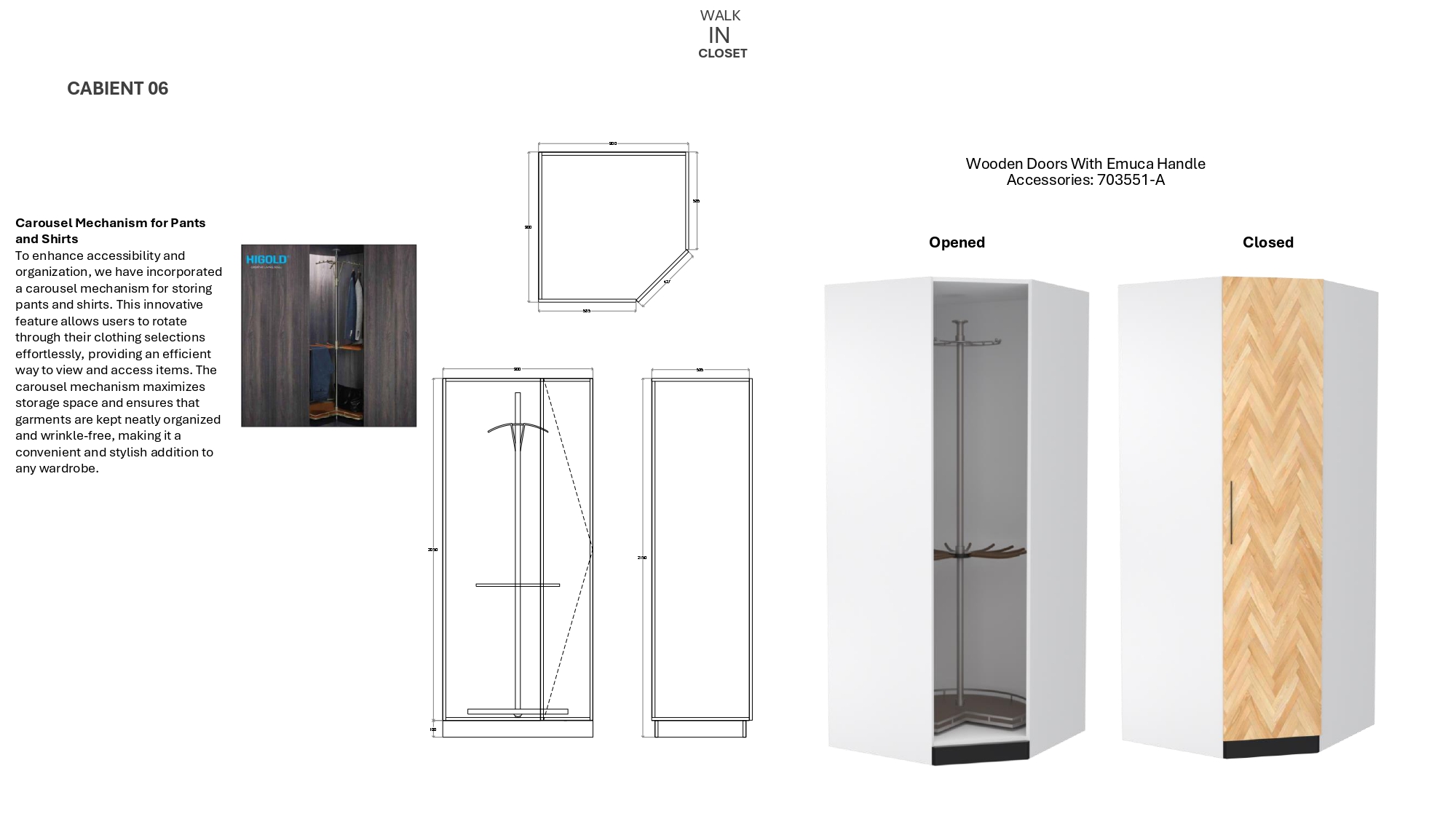 步入式衣帽间及衣柜设计-22