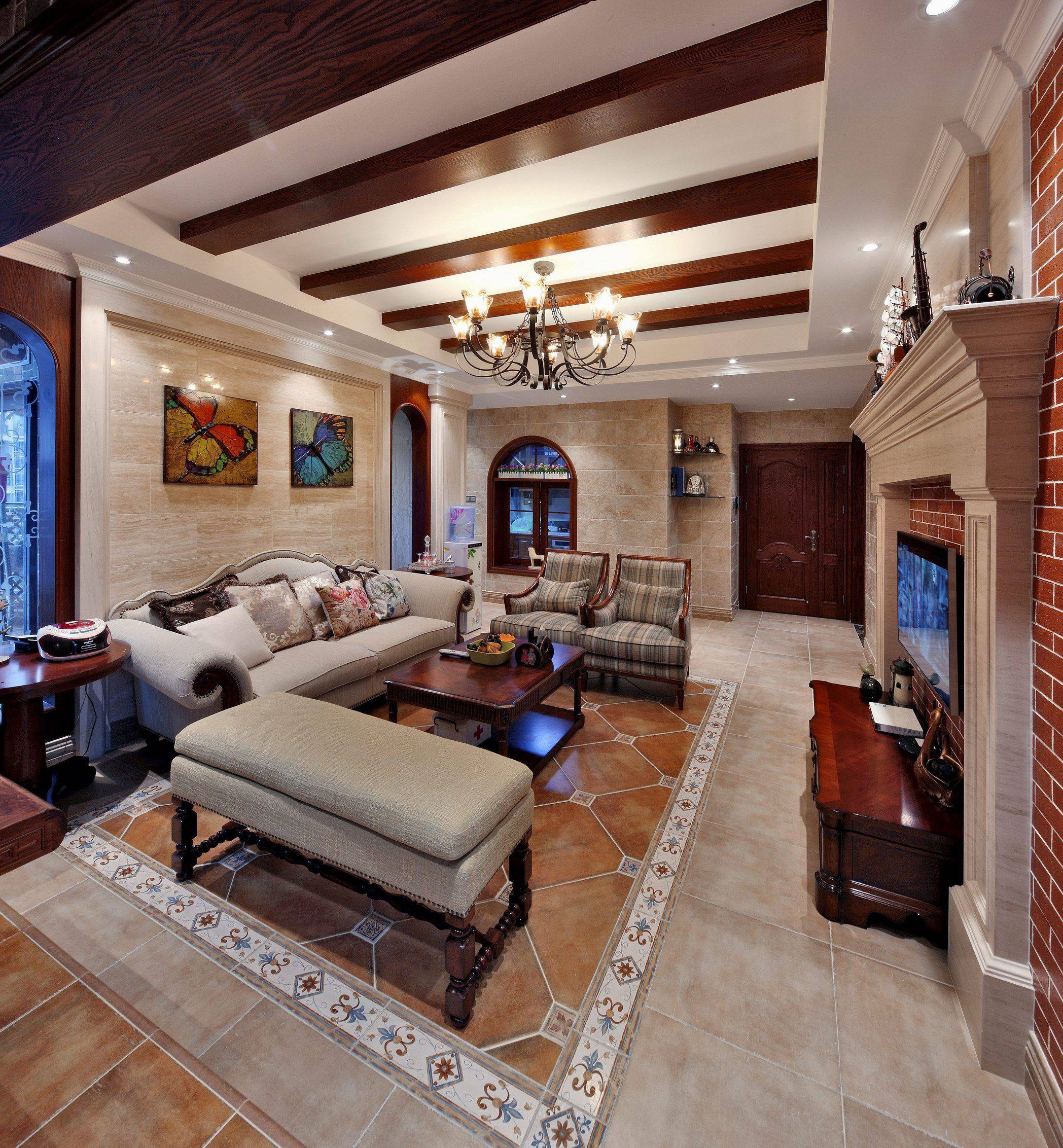 深圳慢城美式风格家居    白益森设计作品-33