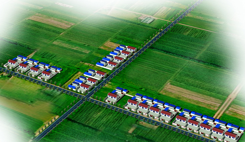 乡村规划设计案例鸟瞰图-10