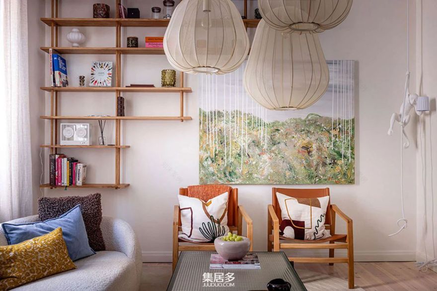 哥德堡 19 世纪建筑玻璃后卧室公寓丨瑞典-11