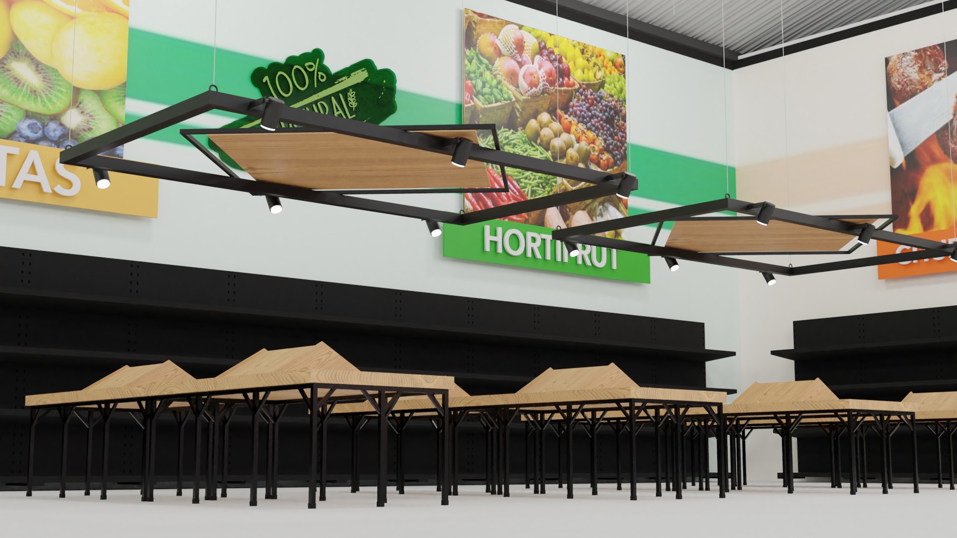 Projeto Interno e Externo 3D para SuperMercado-9