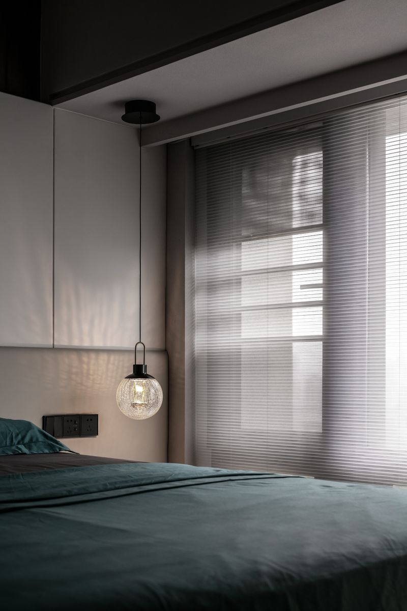 现代简约山语清晖，乐高模型与石材质感的空间对话-33