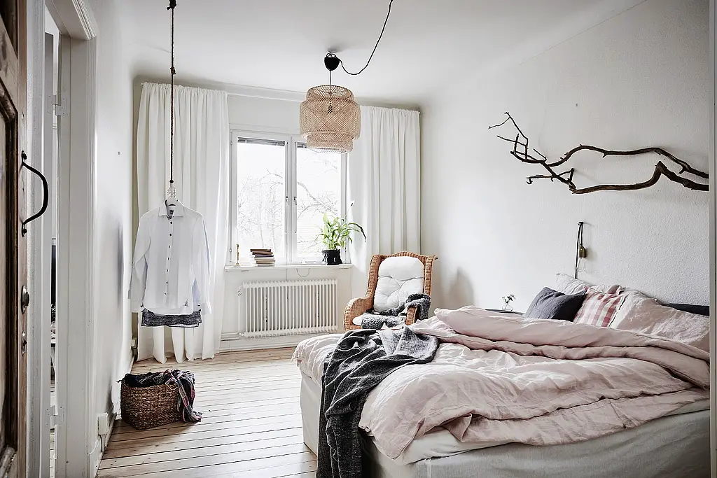 玫瑰色床单，打造温馨浪漫卧室-2