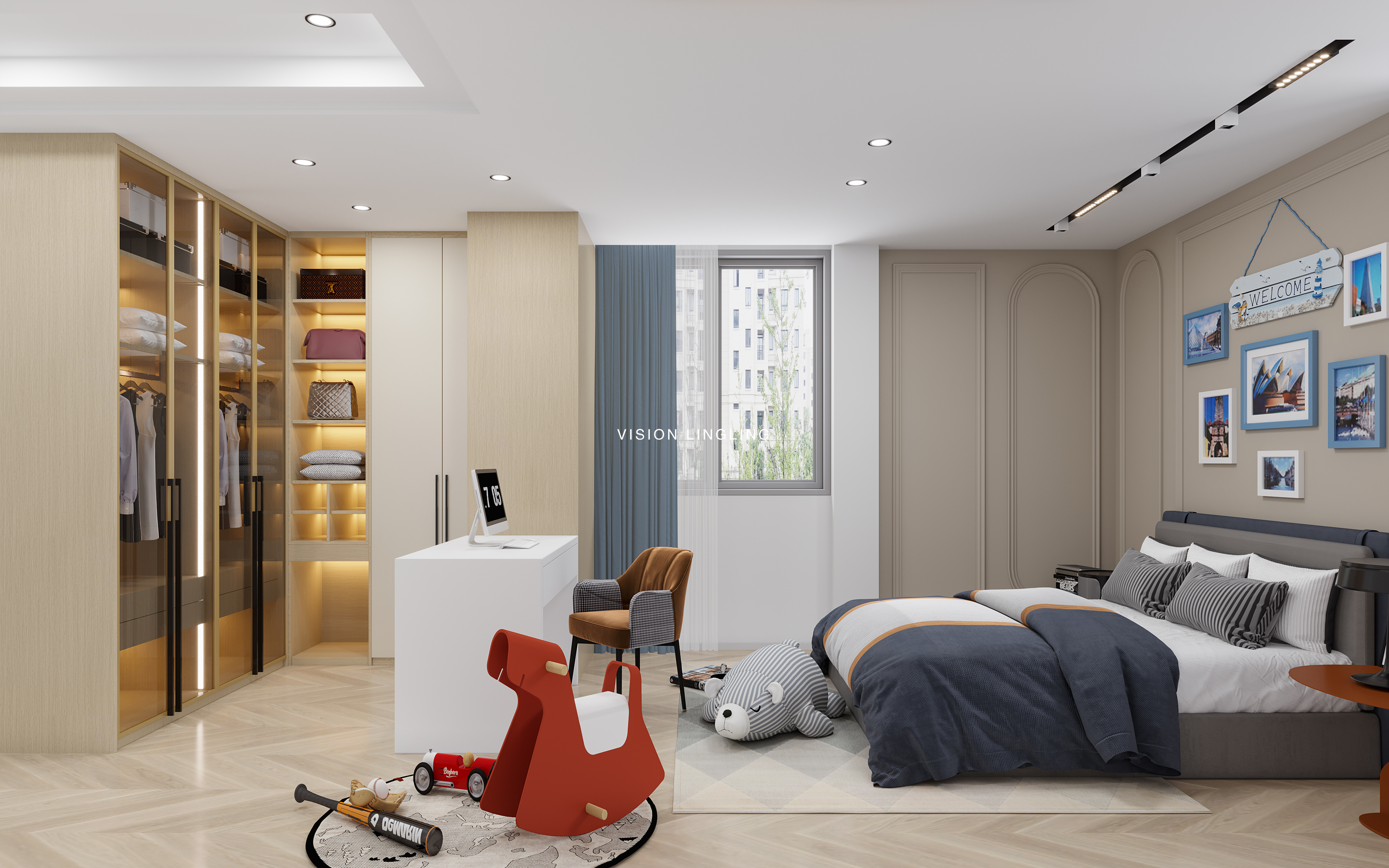 现代简约公寓设计-19