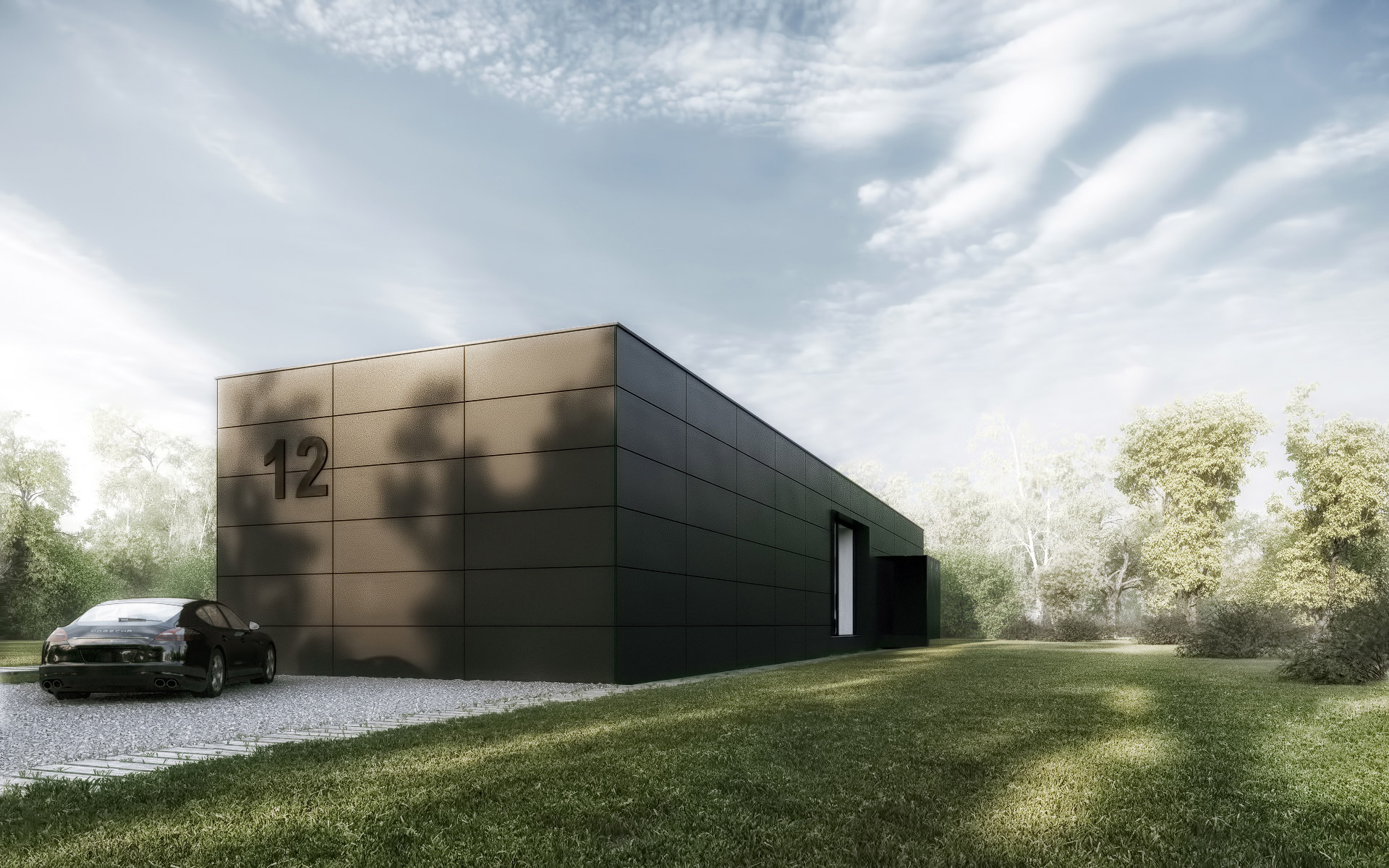 House 12 单层住宅项目丨乌克兰丨Yurima Architects-2