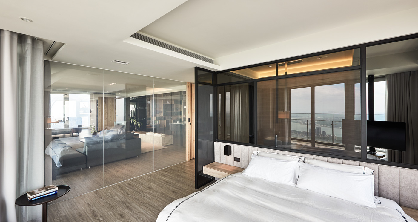 现代简约住宅光合作用设计 原木玻璃窗打造自然空间-10