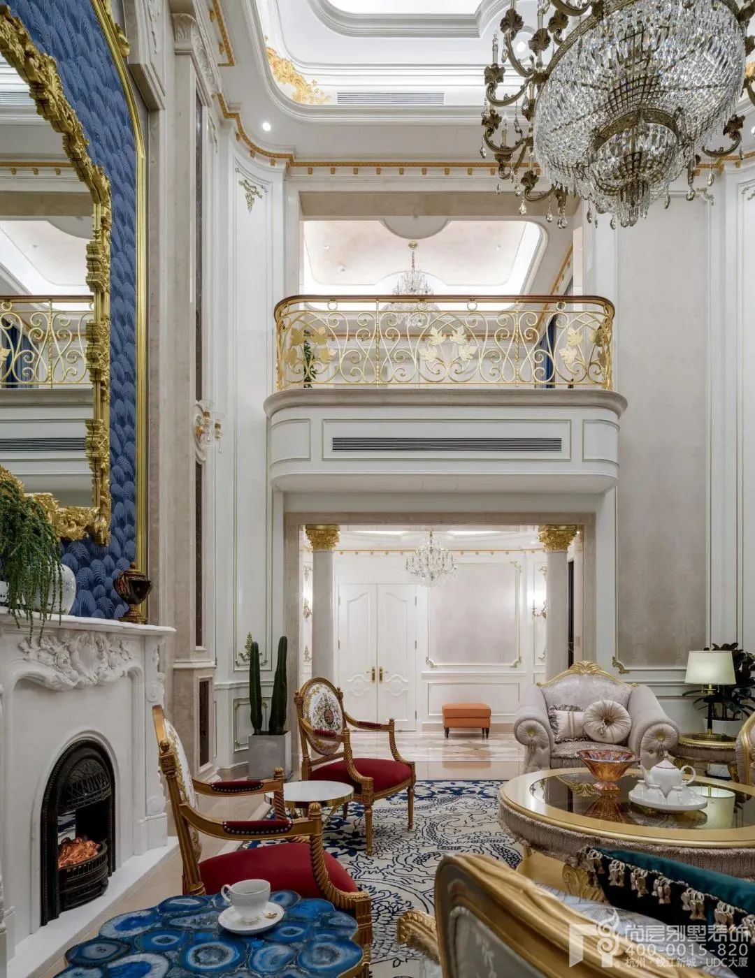 新古典主义 1200㎡独栋别墅设计丨尚层别墅装饰-24