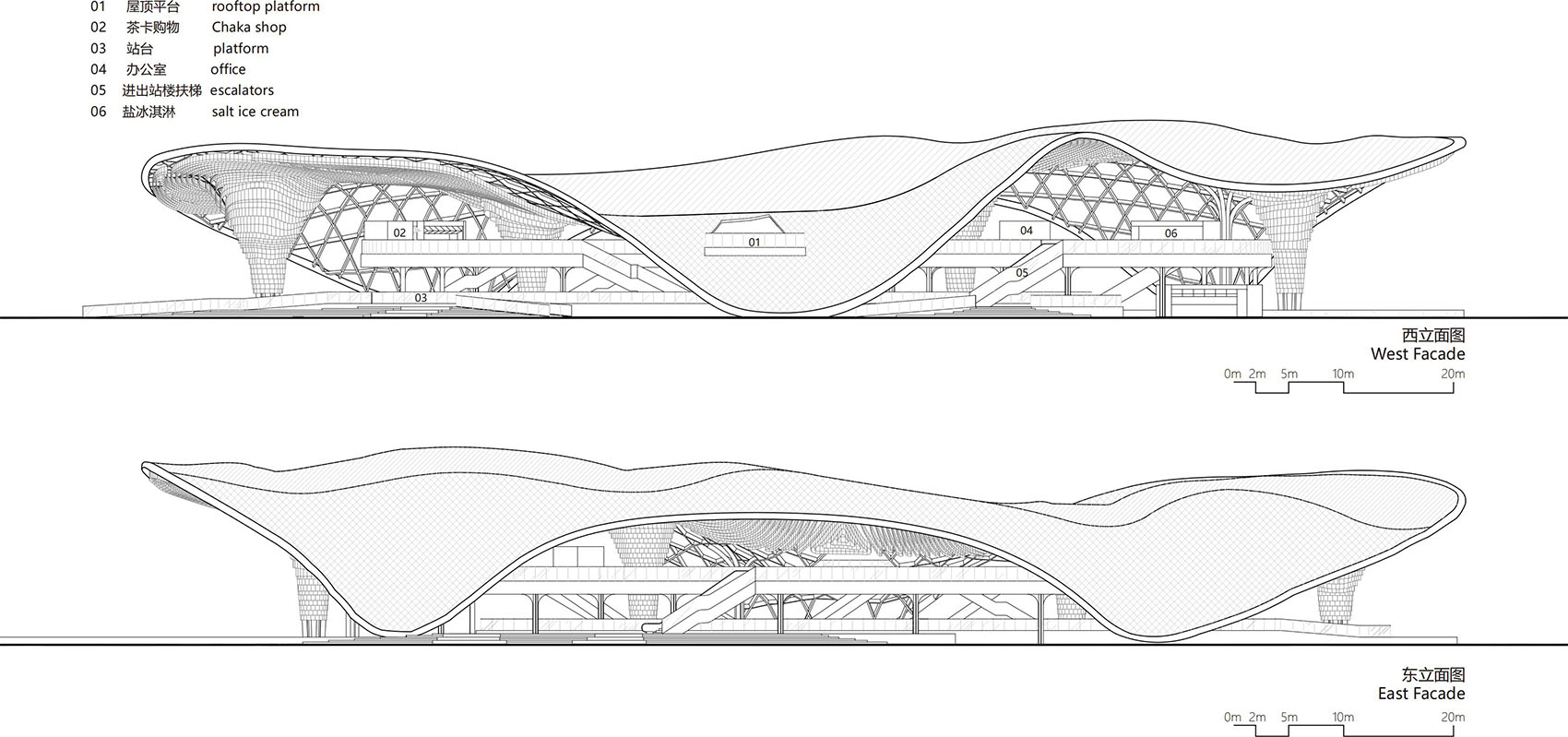 茶卡风·茶卡盐湖观光火车站丨中国海西丨清华大学建筑设计研究院素朴工作室等-133
