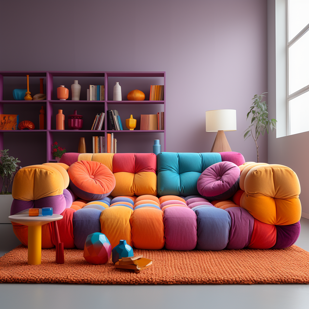 彩色沙发开发产品款式-86