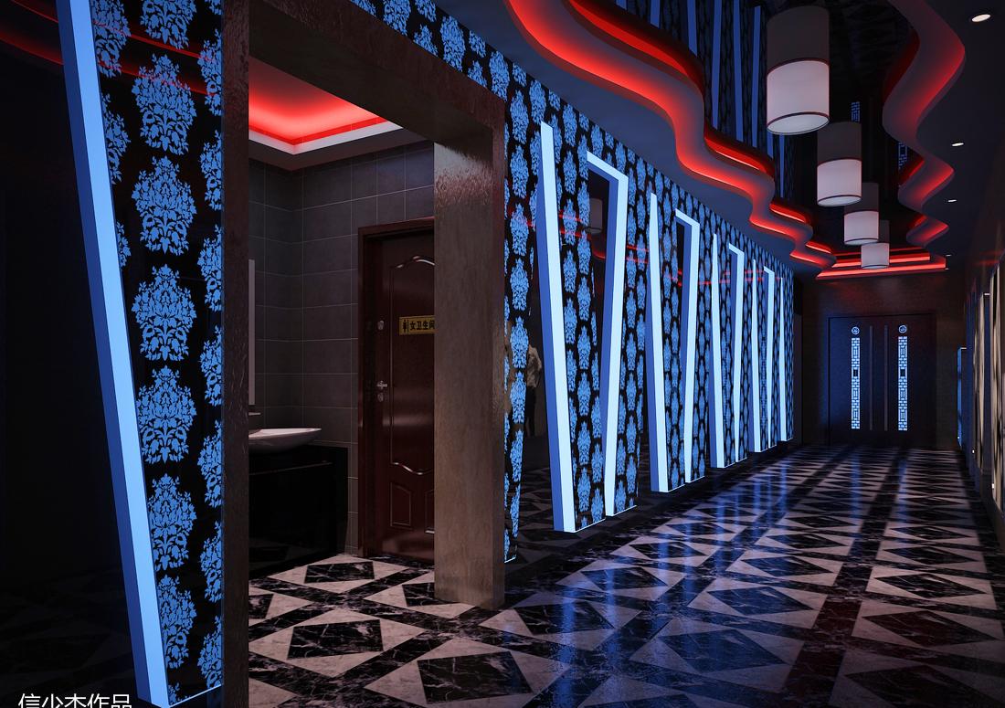 "宝美化 KTV 走廊设计展示"-8