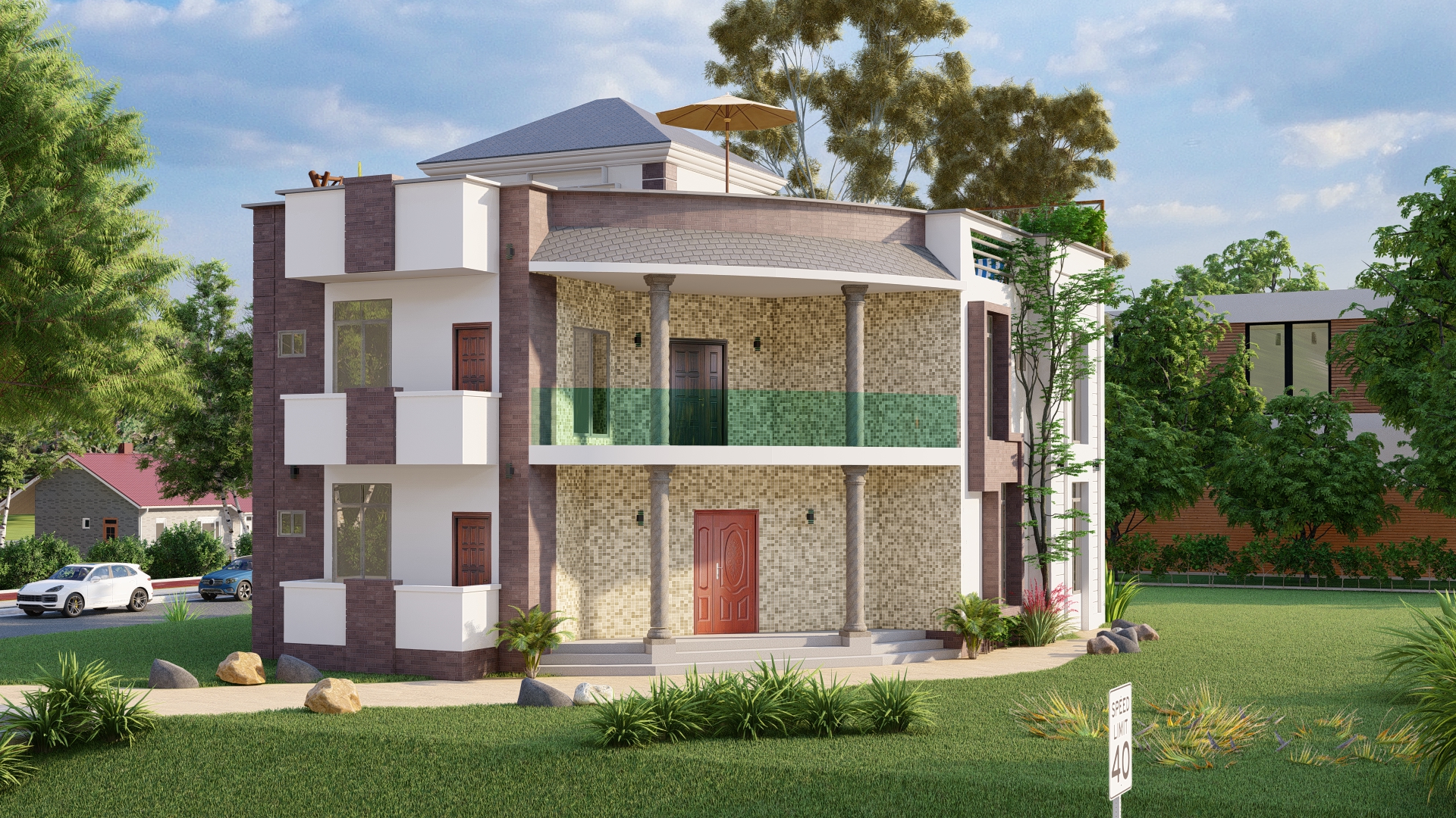 现代复式住宅丨Bangladesh-2