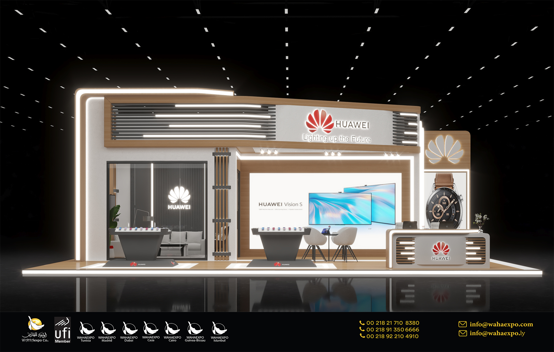 HUAWEI Booth By Wahaexpo Co.-1