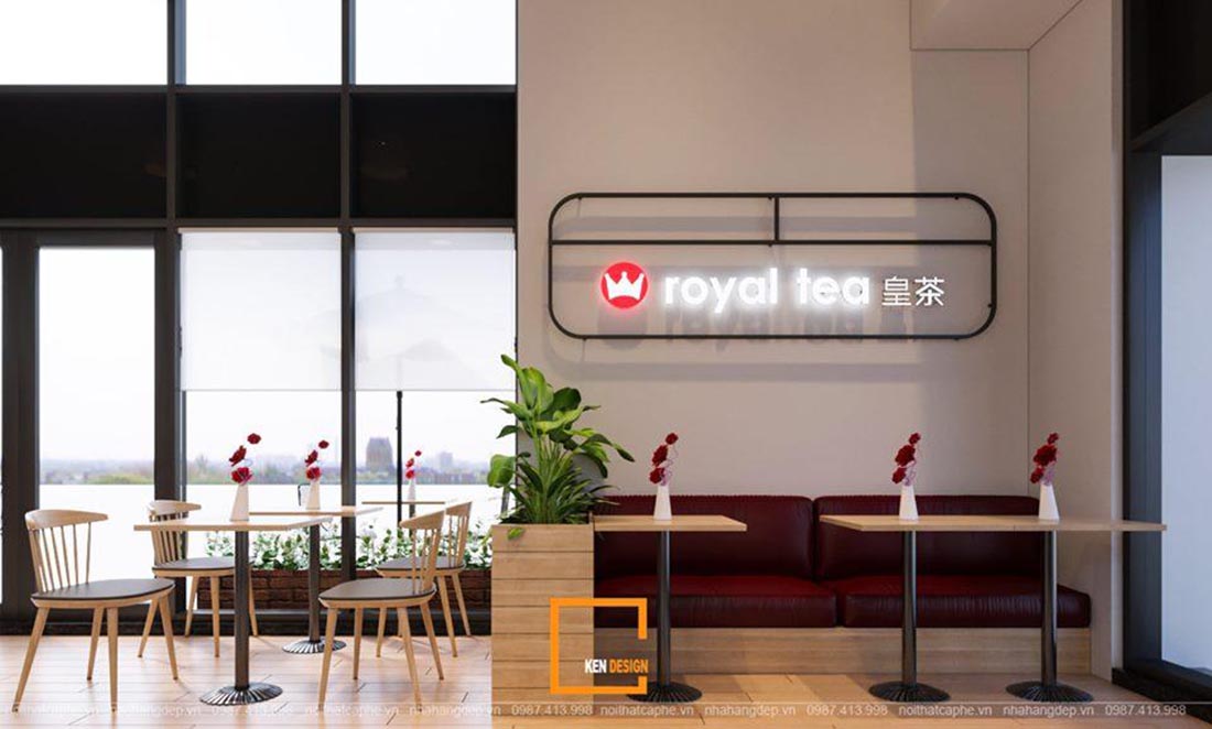 Royal Tea奶茶店设计丨越南胡志明市丨Ken Design-20