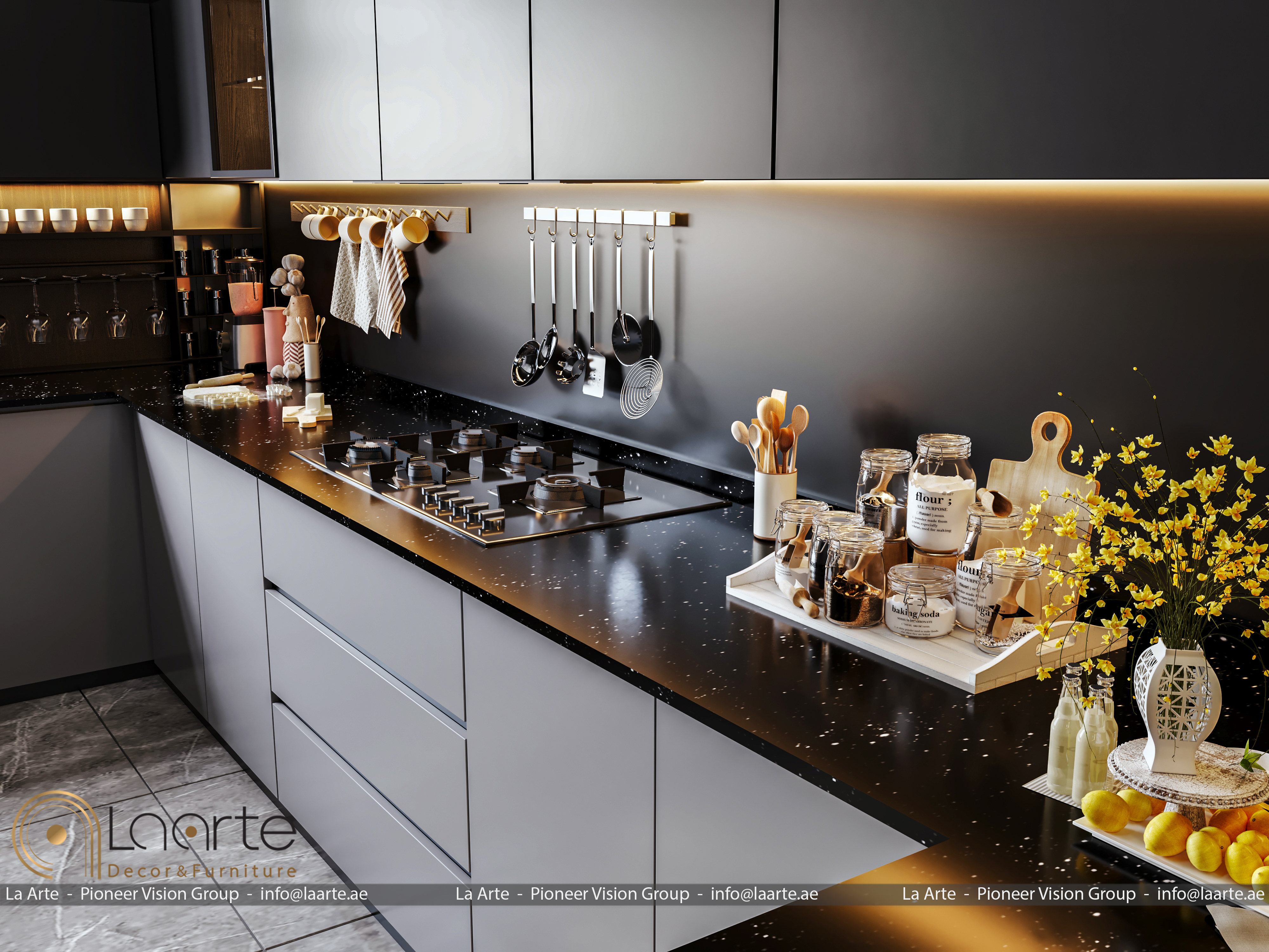 阿联酋的现代厨房丨阿联酋丨laarte.ae-7