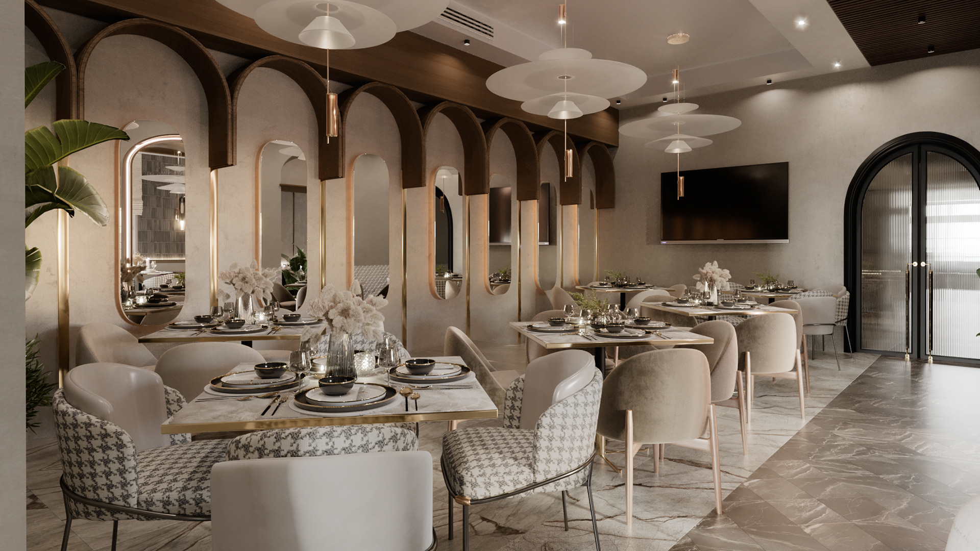 蓝色之家：餐厅和酒廊丨突尼斯丨Anamorph  agency-7