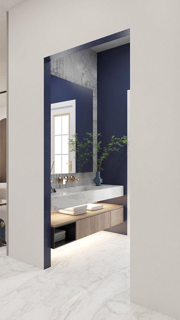 KSA 小别墅客厅及轻厨房设计-7