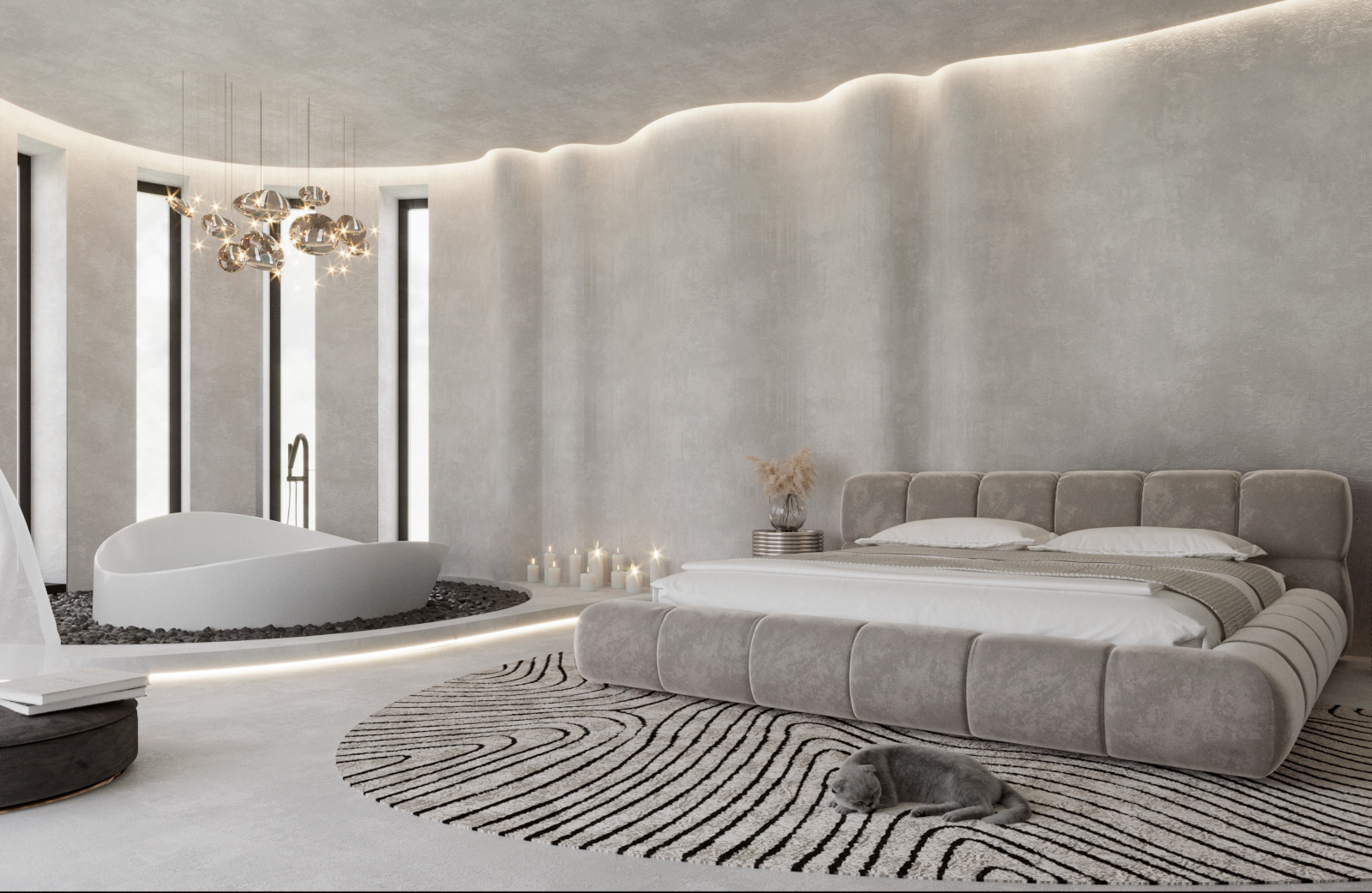 Bionic 风格别墅室内设计丨西班牙-23