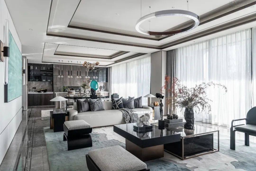 济南新城·玺樾叠拼样板间丨中国德州丨上海飞视设计,邸设空间设计(上海)有限公司,新时光照明设计-9