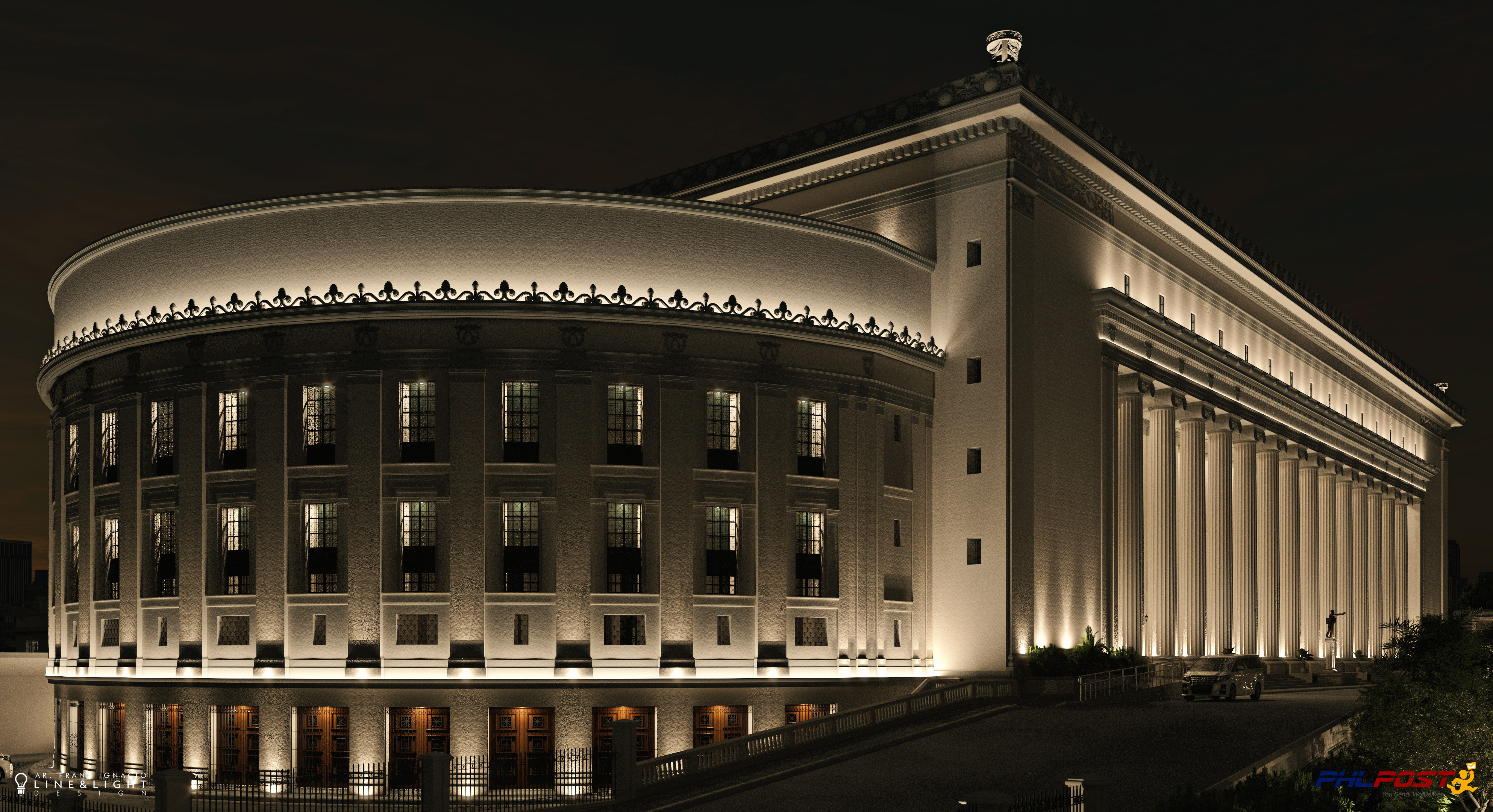 Manila Central Post Office Buidling - Night Renders-10