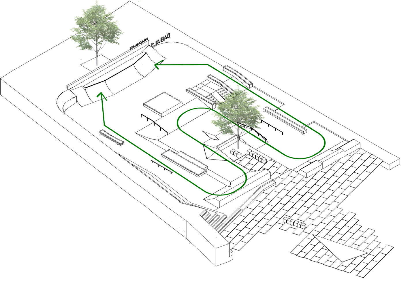 Carballo 滑板公园 · 融入城市的街头运动空间-21