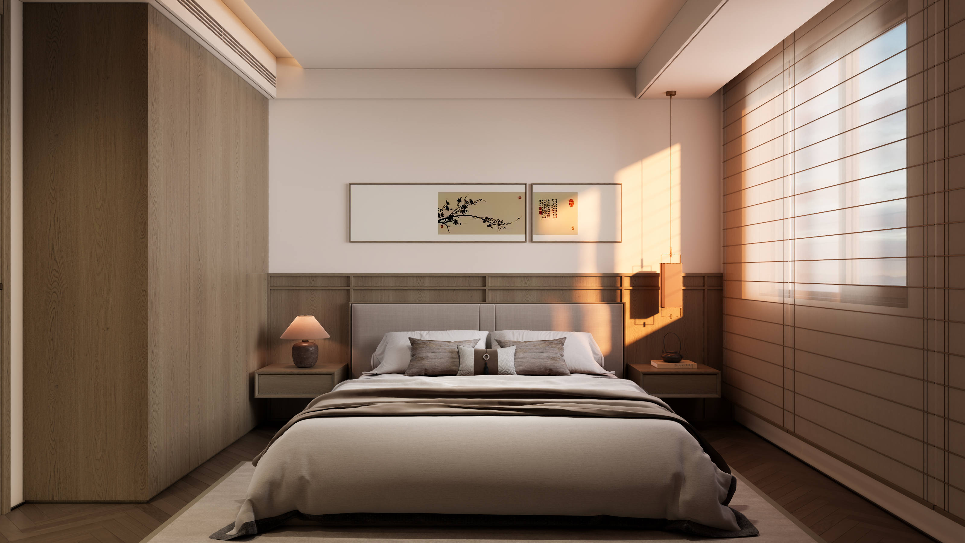 极简空间中融入宋式美学元素，打造温馨、自然、和谐-4