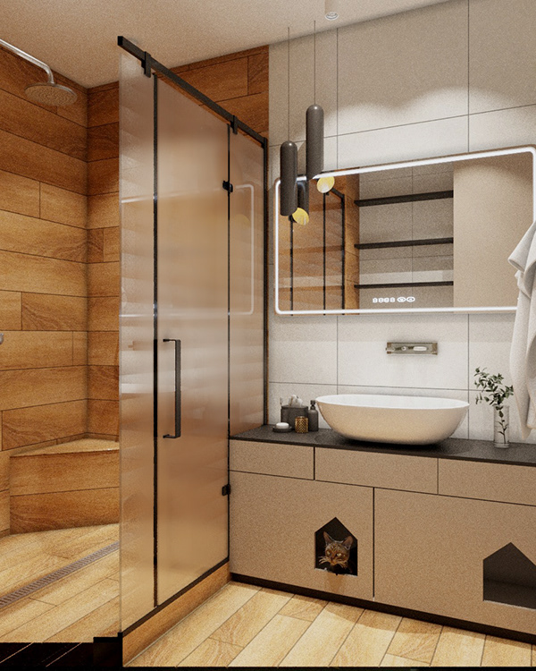 Apartment Interior for cat lovers-10