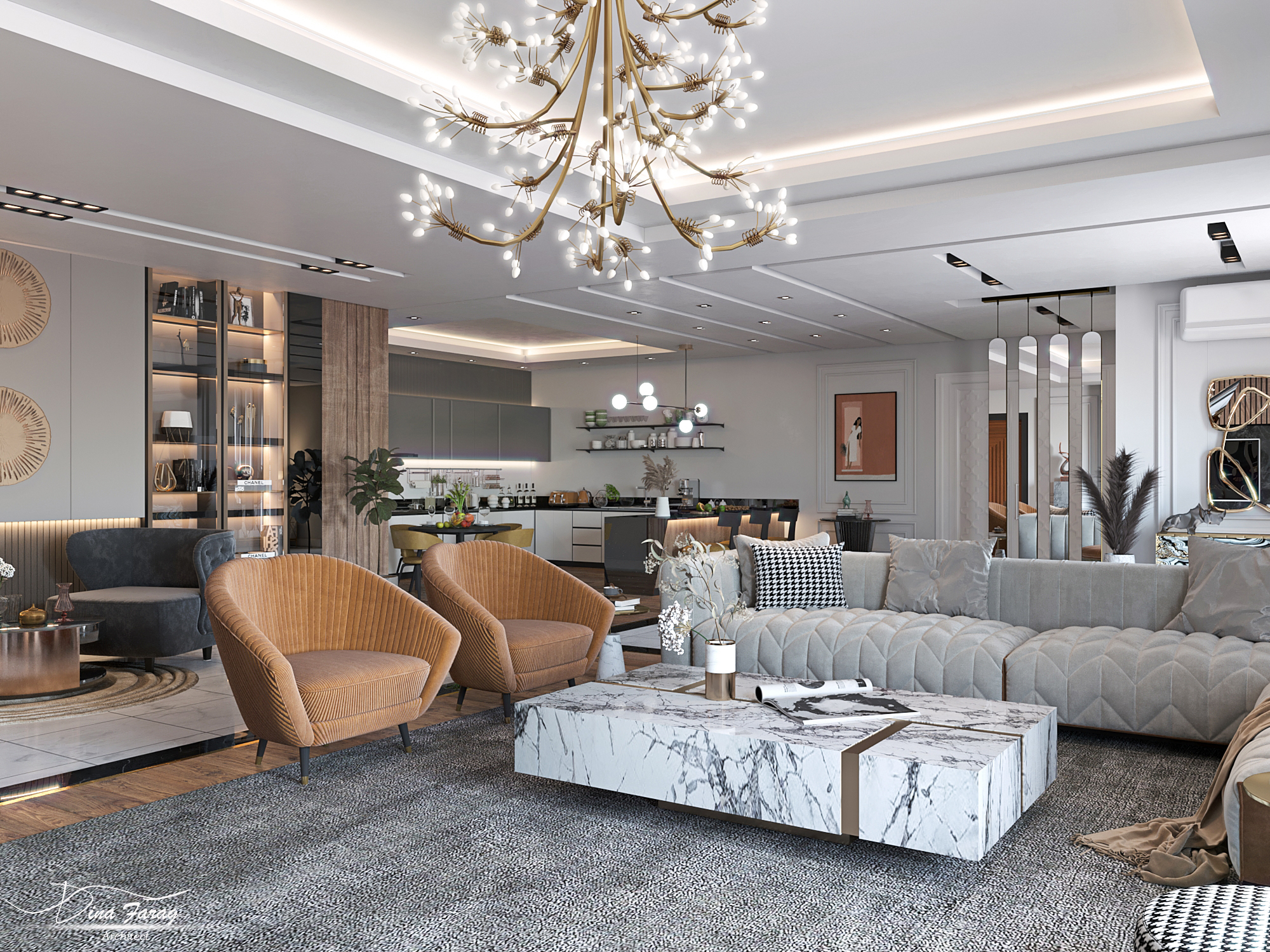 私人别墅丨也门丨DINA FARAG-24