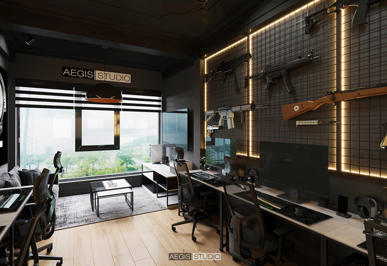 草图大师室内场景游戏丨Xuan Khanh-5