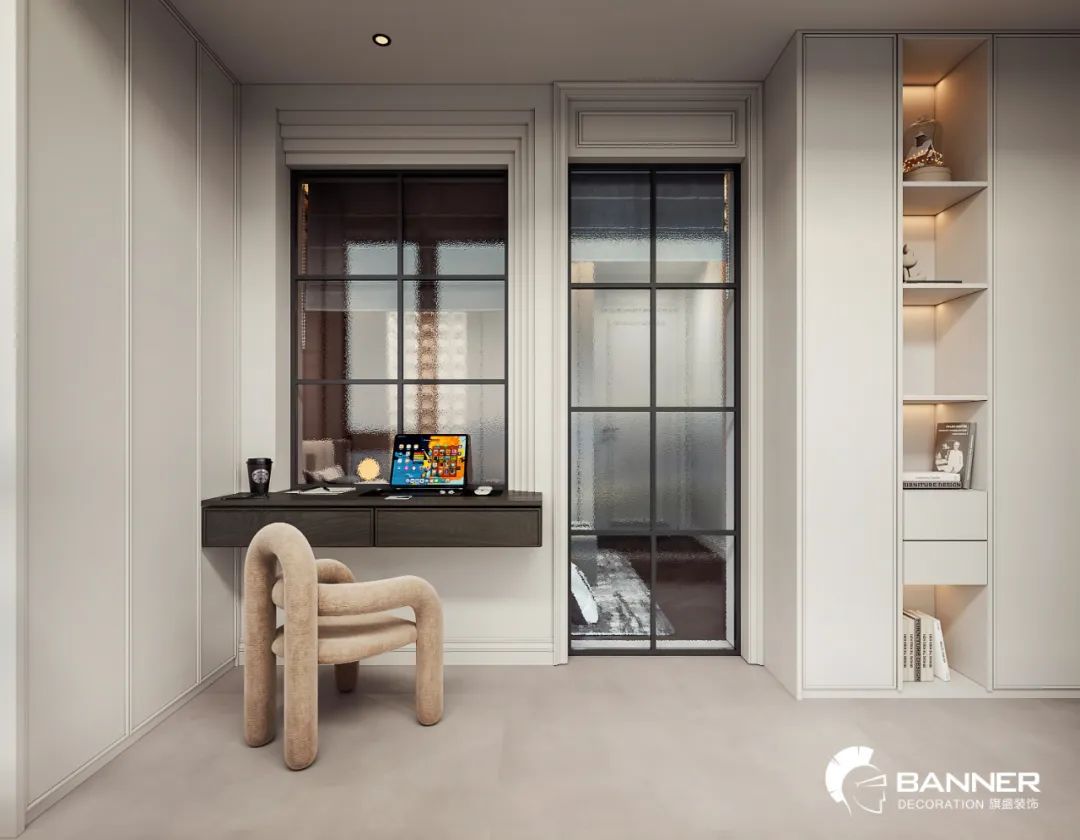 荣民 8 号简欧风平层设计丨张骞-26