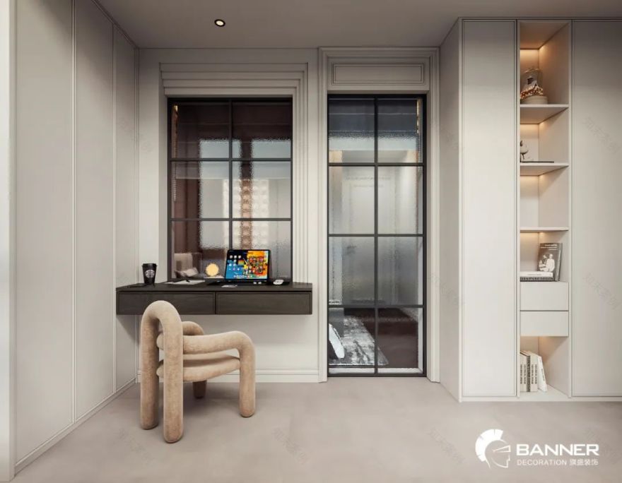 荣民 8 号简欧风平层设计丨张骞-26
