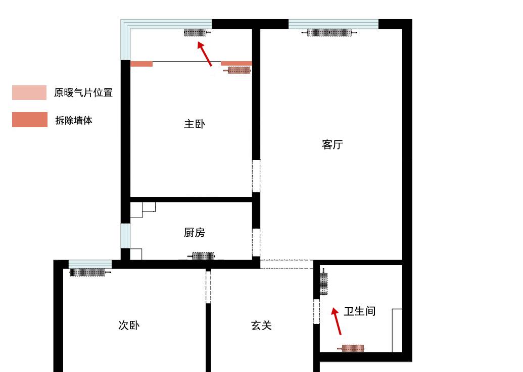 76㎡复古风小家软装大变身丨玖雅装饰-5