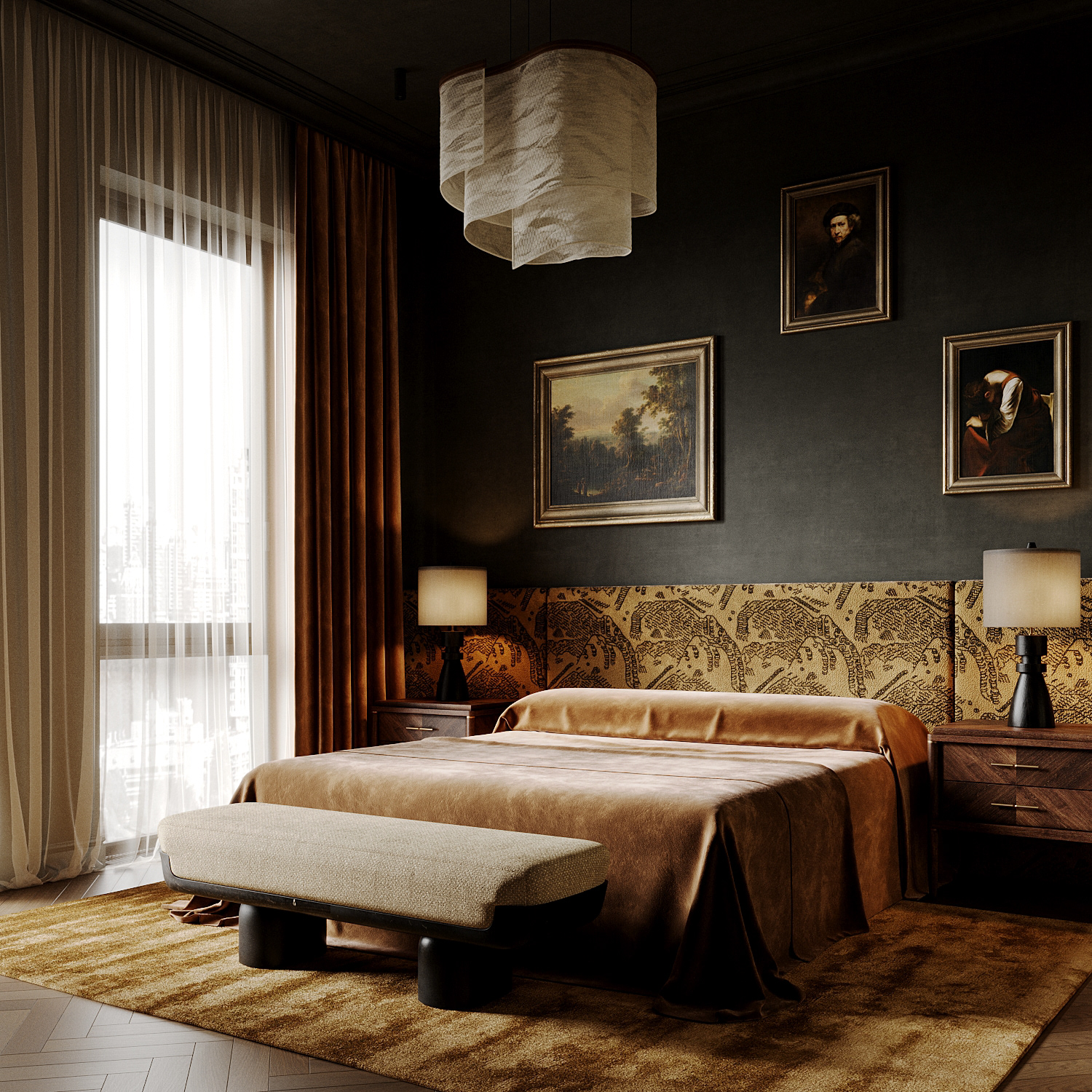 卧室设计概念丨viktoria tikhonova-8