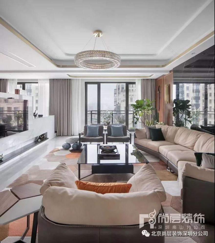 尚层设计 | 现代轻奢大宅,温暖恬雅的空间美学-1