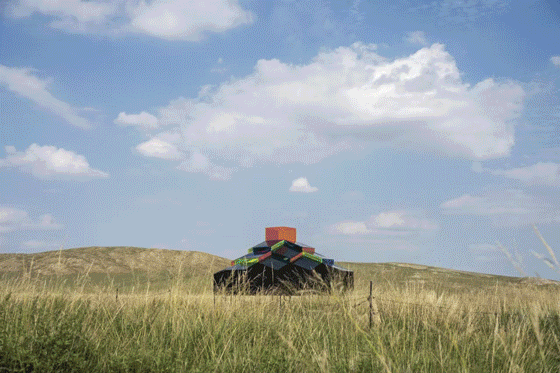 现代蒙古包装置·無热凉亭丨阁尔建筑-8